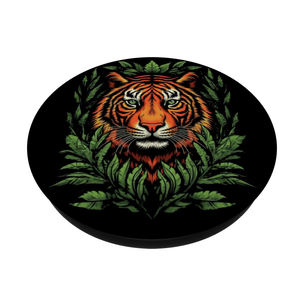 Amazon.com: Tiger Striped Cannabis Marijuana Leaf 420 Weed
